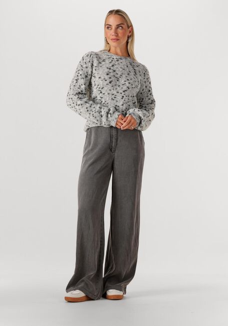Graue SIMPLE Pullover KNIT-PONG-25-3 - large