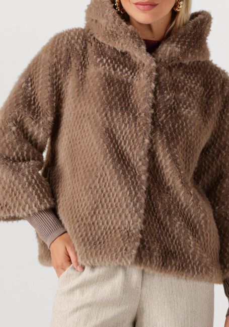 Braune SIMPLE Fake-Fur-Jack WV-ITA-FFUR-25-3 - large