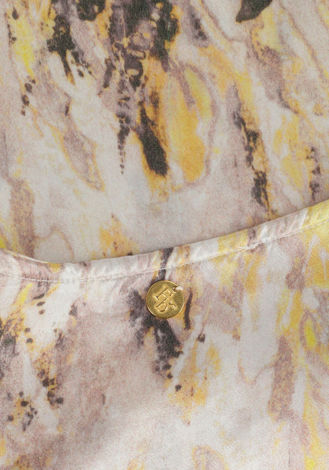 Gelbe FREEBIRD Minikleid OMRA DRESS - large