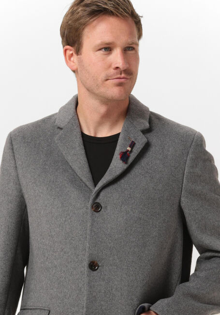 Graue SCOTCH & SODA Mäntel CLASSIC WOOL-BLEND OVERCOAT - large
