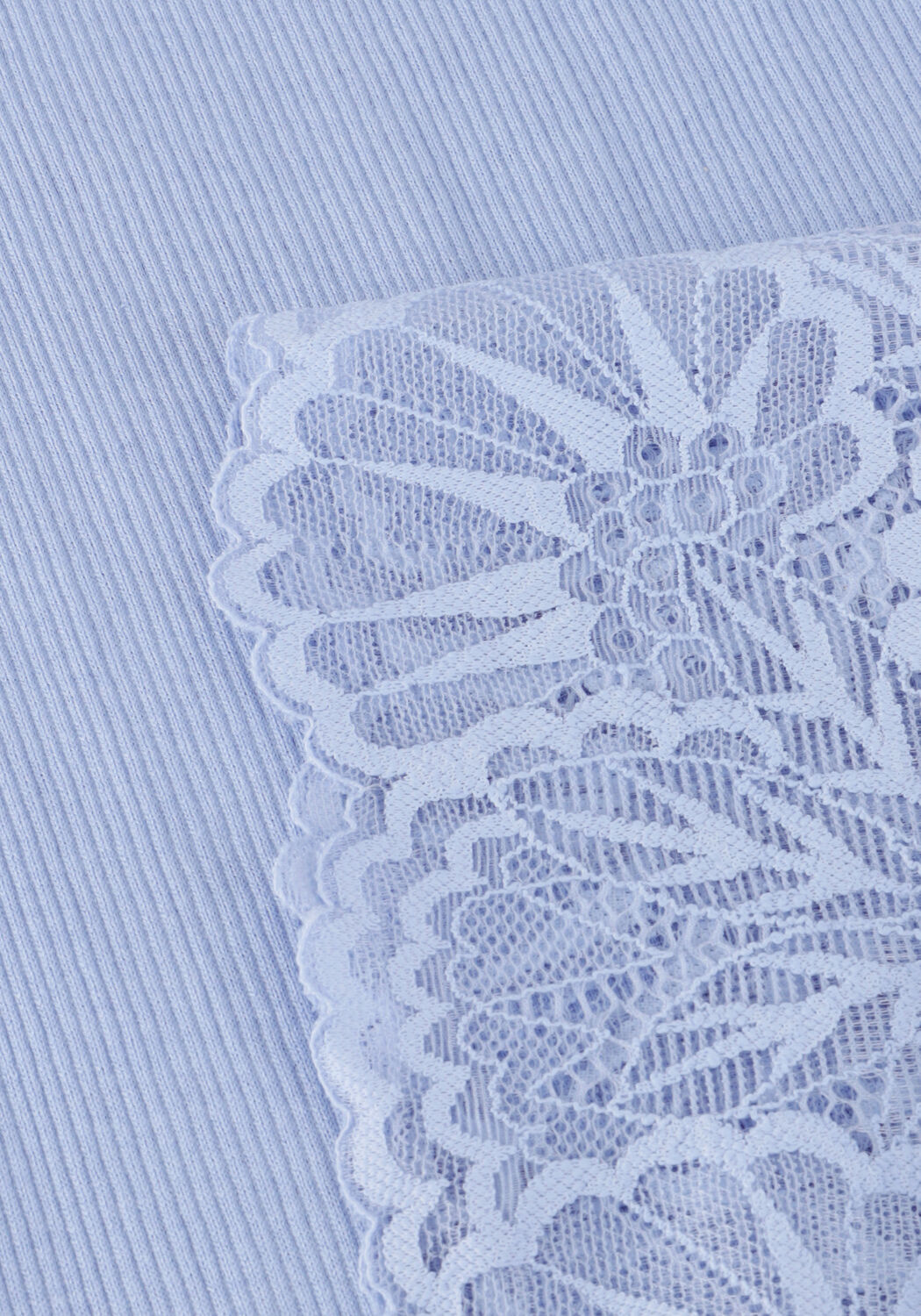 Hellblau ROSEMUNDE Top BEATHA CAPSLEEVE - large