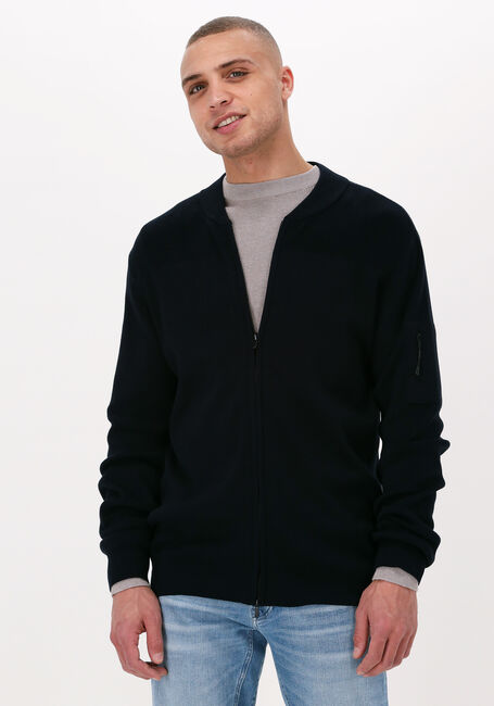 Dunkelblau SAINT STEVE Strickjacke HENDRIK - large