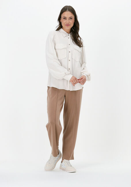 Beige Y.A.S. Blusen YASVIGGI LS SHIRT - large