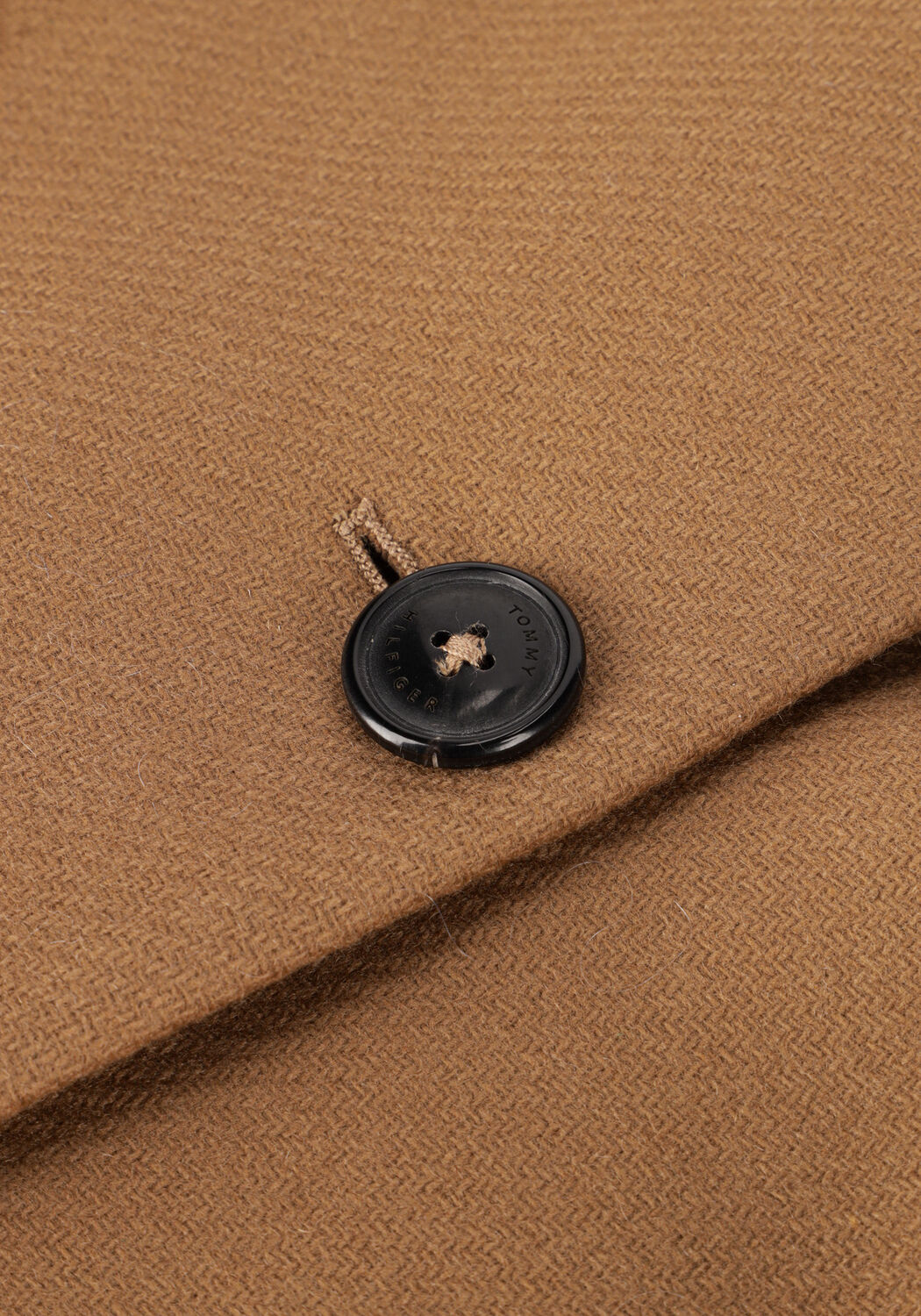 Braune TOMMY HILFIGER M&auml;ntel WOOL BLEND CLASSIC COAT - large