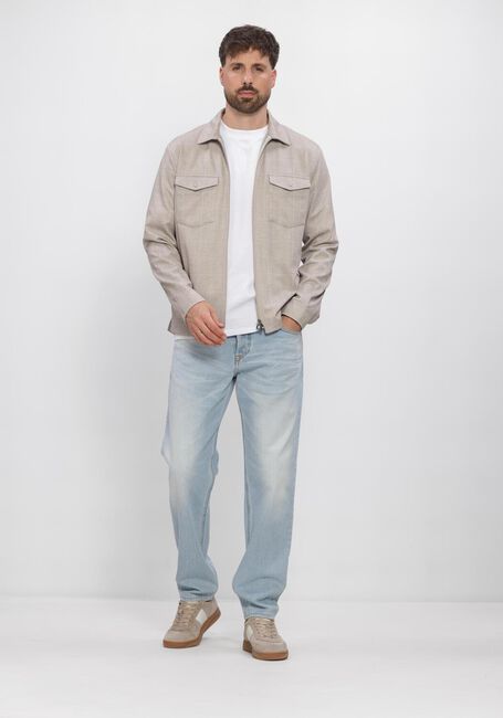 Beige BLUE INDUSTRY Overshirts OVERSHIRT STRETCH - large