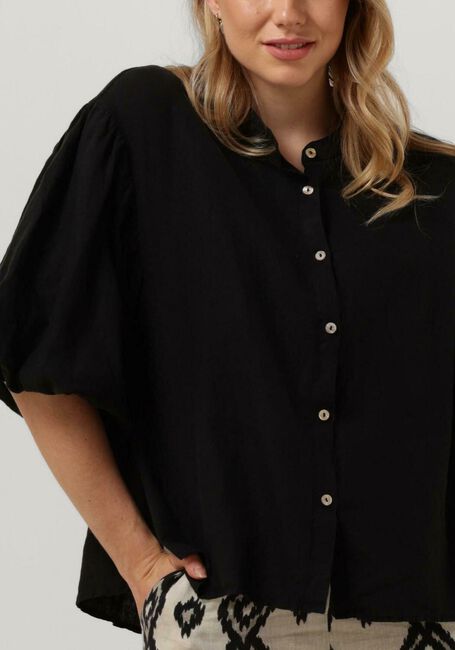 Schwarze MR MOOD Blusen MRS BALON SHIRT - large