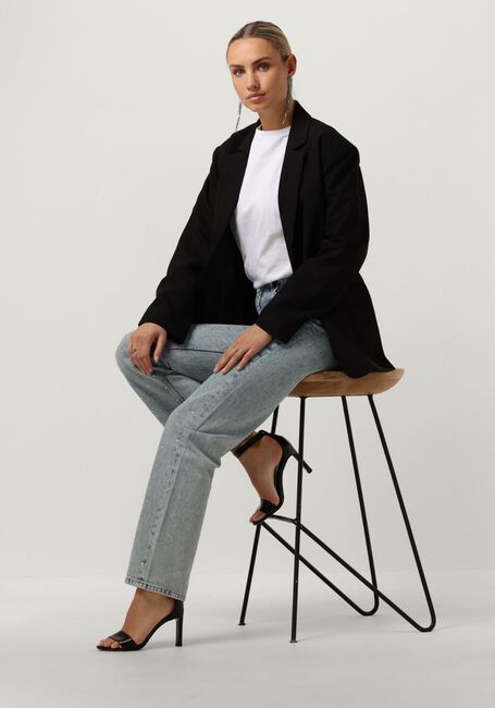 Hellblau COLOURFUL REBEL Straight leg jeans JONES RHINESTONES DENIM - large