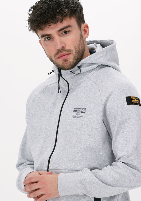 Hellgrau PME LEGEND Jack ZIP JACKET INTERLOCK SWEAT - large