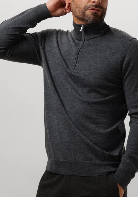 Graue PROFUOMO Pullover PULLOVER HALF ZIP - large