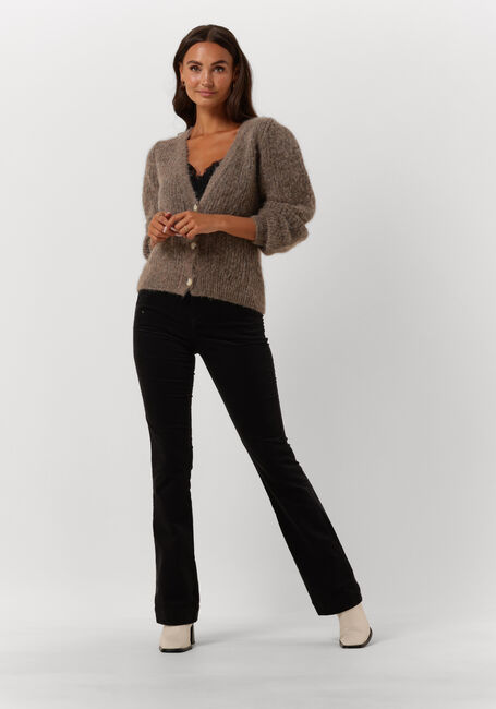 Braune BY-BAR Strickjacke LUNA CARDIGAN - large