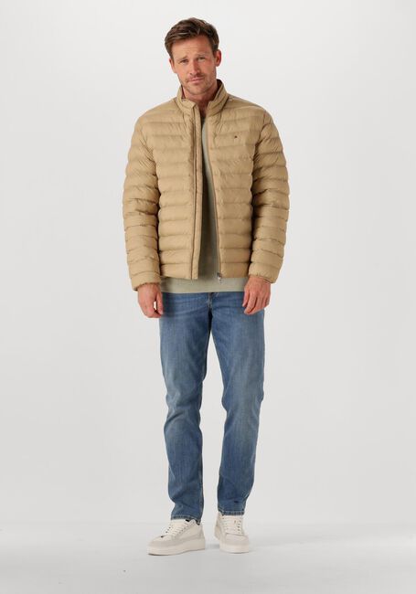 Beige TOMMY HILFIGER Wattierte Jack PACKABLE RECYCLED JACKET - large