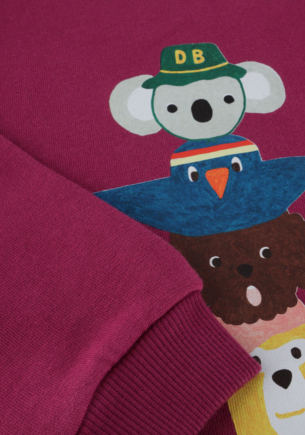 Bordeaux DAILY BRAT Pullover WOBBLE TOTEM SWEATER - large