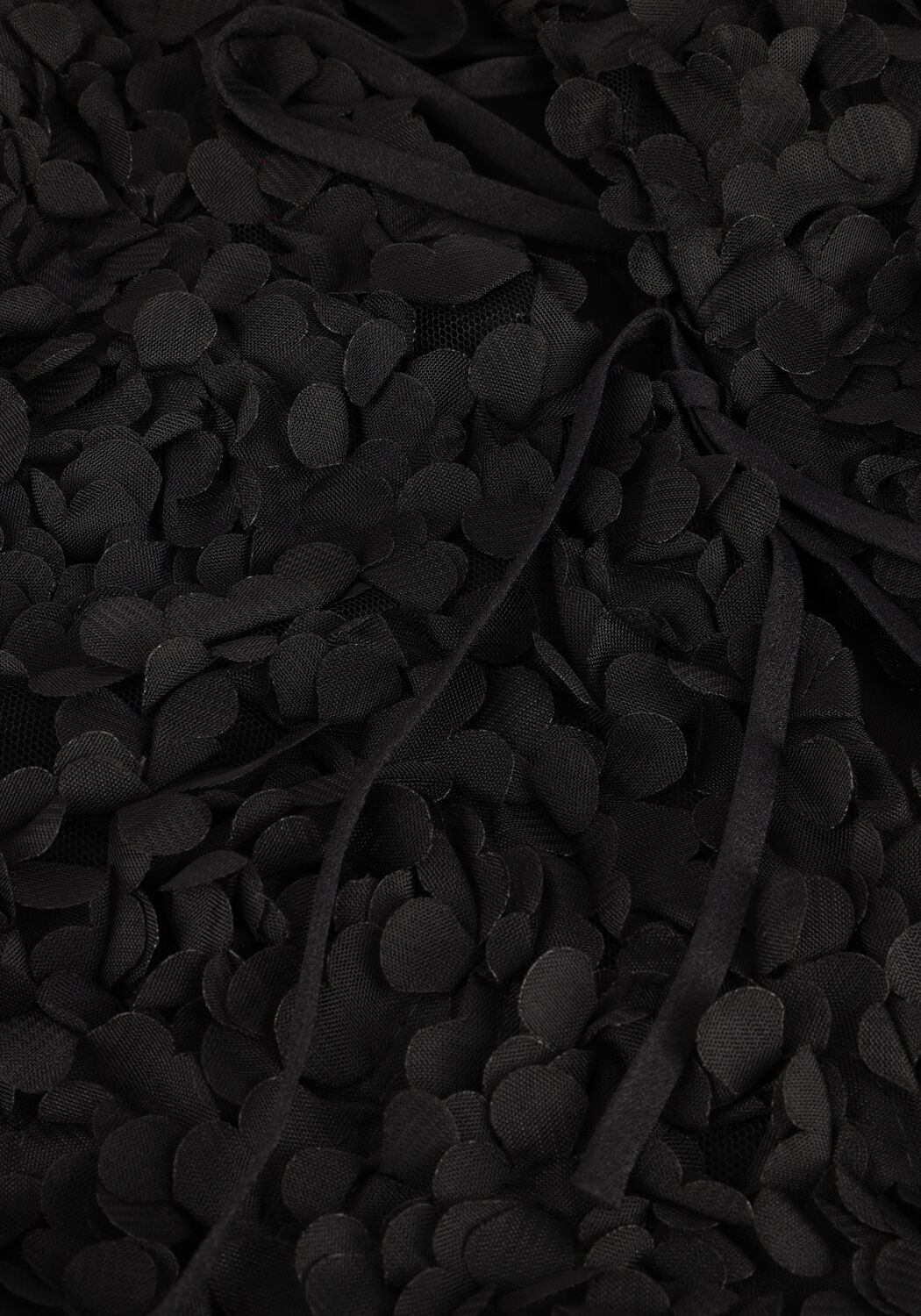 Schwarze Y.A.S. Strickjacke YASFLOWI LS JACKET - large