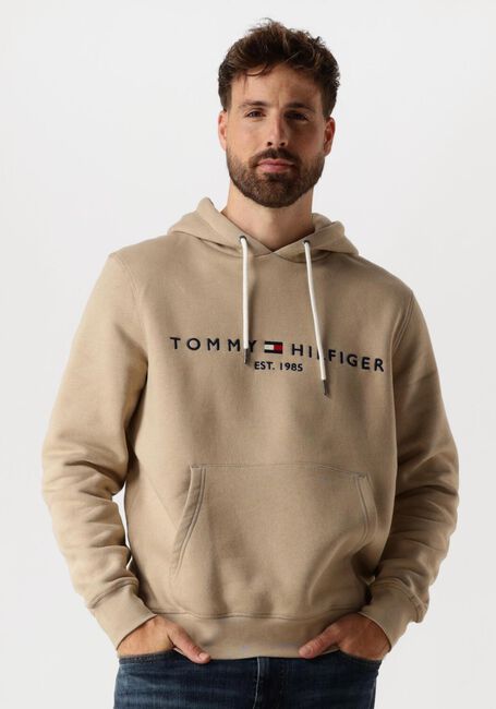 Braune TOMMY HILFIGER Sweatshirt TOMMY LOGO HOODY - large