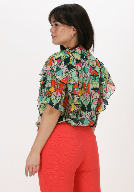 Mehrfarbige/Bunte POM AMSTERDAM Bluse FESTIVE - large