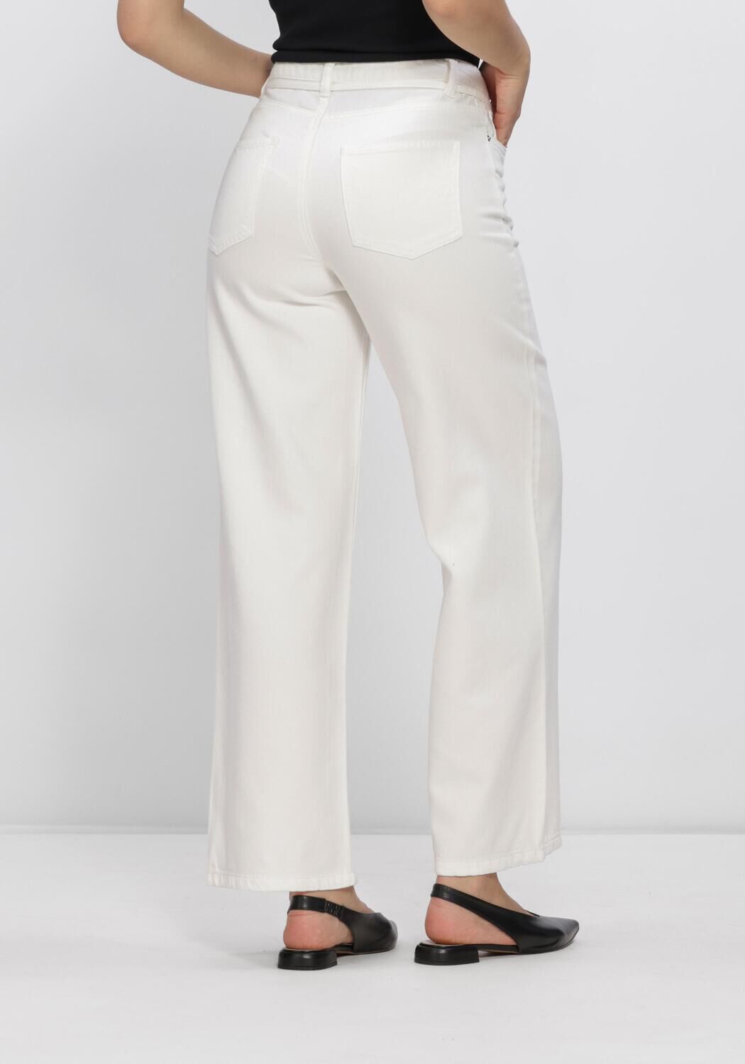 Blaue OBJECT Wide jeans OBJROSIE MW WIDE JEANS - large