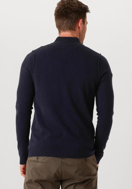 Blaue BUTCHER OF BLUE Pullover CLIFDEN HALFZIP - large