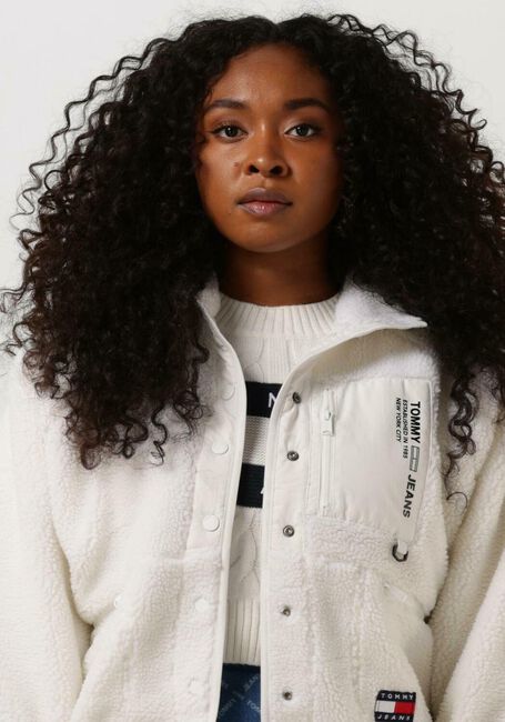 Nicht-gerade weiss TOMMY JEANS Teddy-Jacke TJW REVERSIBLE SHERPA JACKET - large