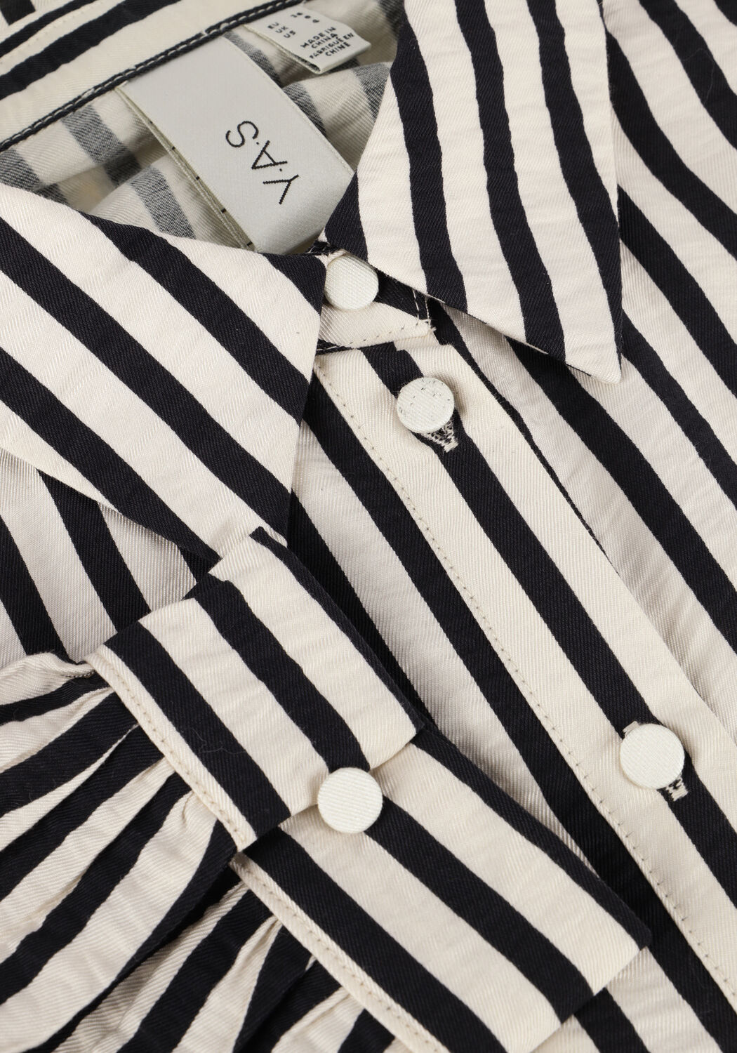 Schwarze Y.A.S. Minikleid YASKAYA LS SHIRT DRESS S. NOOS - large