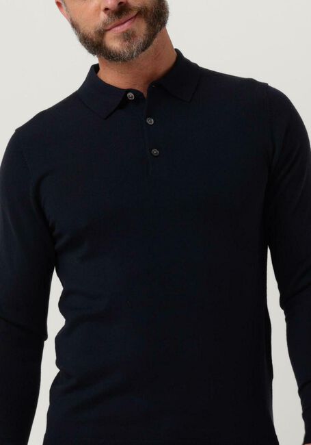 Dunkelblau PROFUOMO Polo-Shirt POLO LONGSLEEVE - large