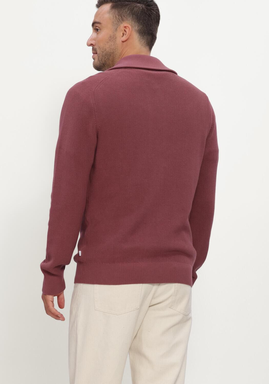 Bordeaux JC RAGS Pullover PULLOVER HALF ZIP EDGAR - large