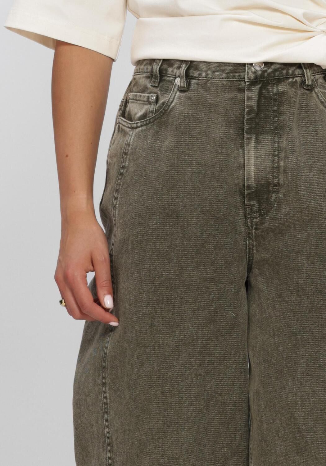 Gr&uuml;ne SECOND FEMALE Barrel jeans JAYE DENIM BARREL JEANS - large