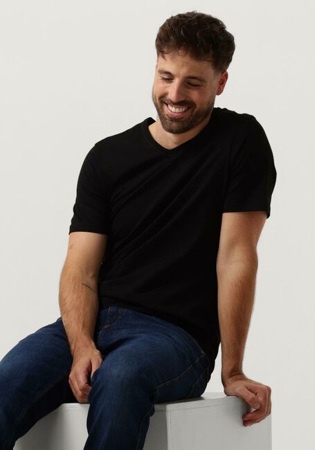 Schwarze BOSS BLACK T-shirt TSHIRTVN 3P CLASSIC - large