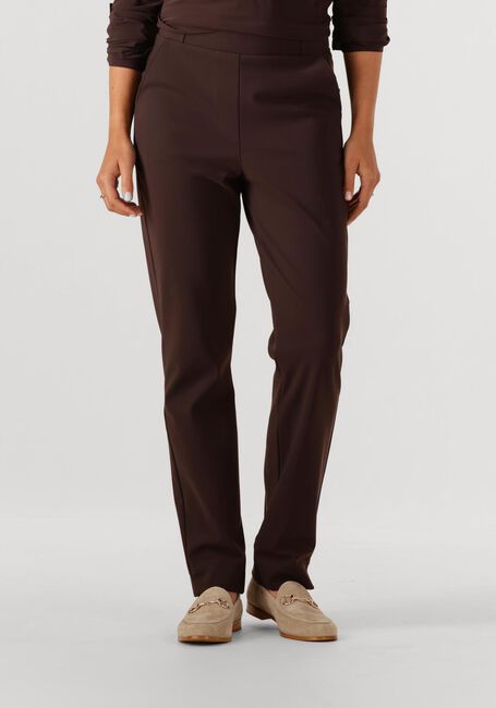 Braune STUDIO ANNELOES Hose ANNE BONDED TROUSERS - large