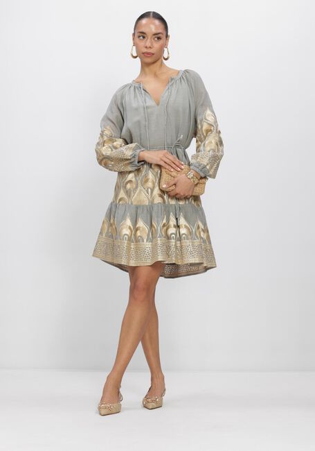 Graue GREEK ARCHAIC KORI Minikleid S26K-4033173 - large