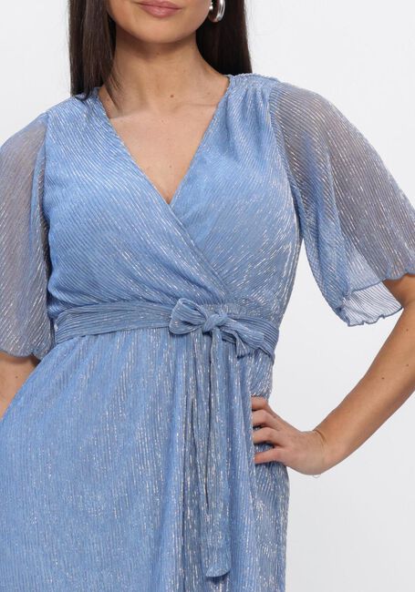 Hellblau FREEBIRD Minikleid F-JER-PLISSE-LUREX-26-1 - large