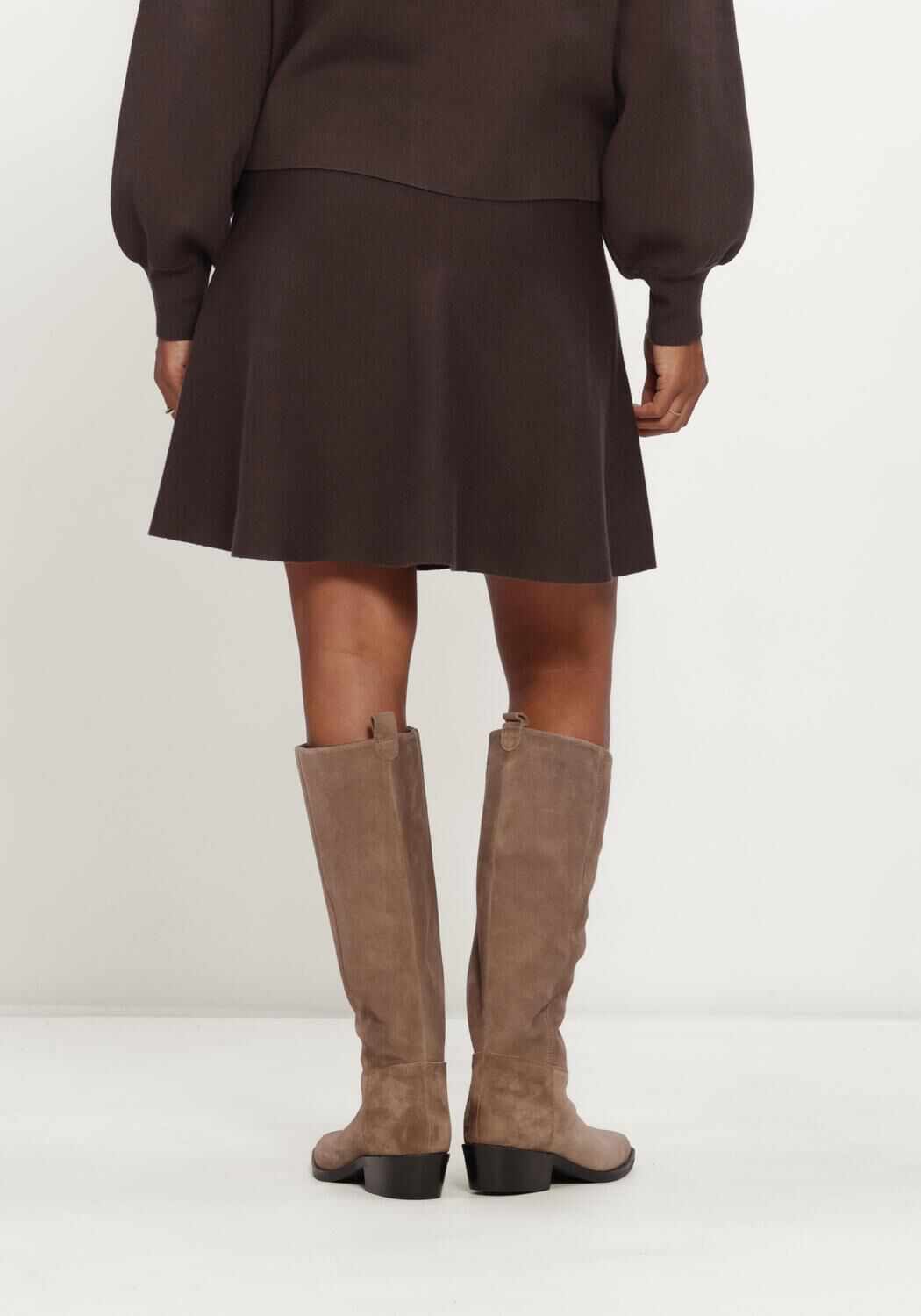 Braune MSCH COPENHAGEN Minirock MSCHMERCY EAST SKIRT - large