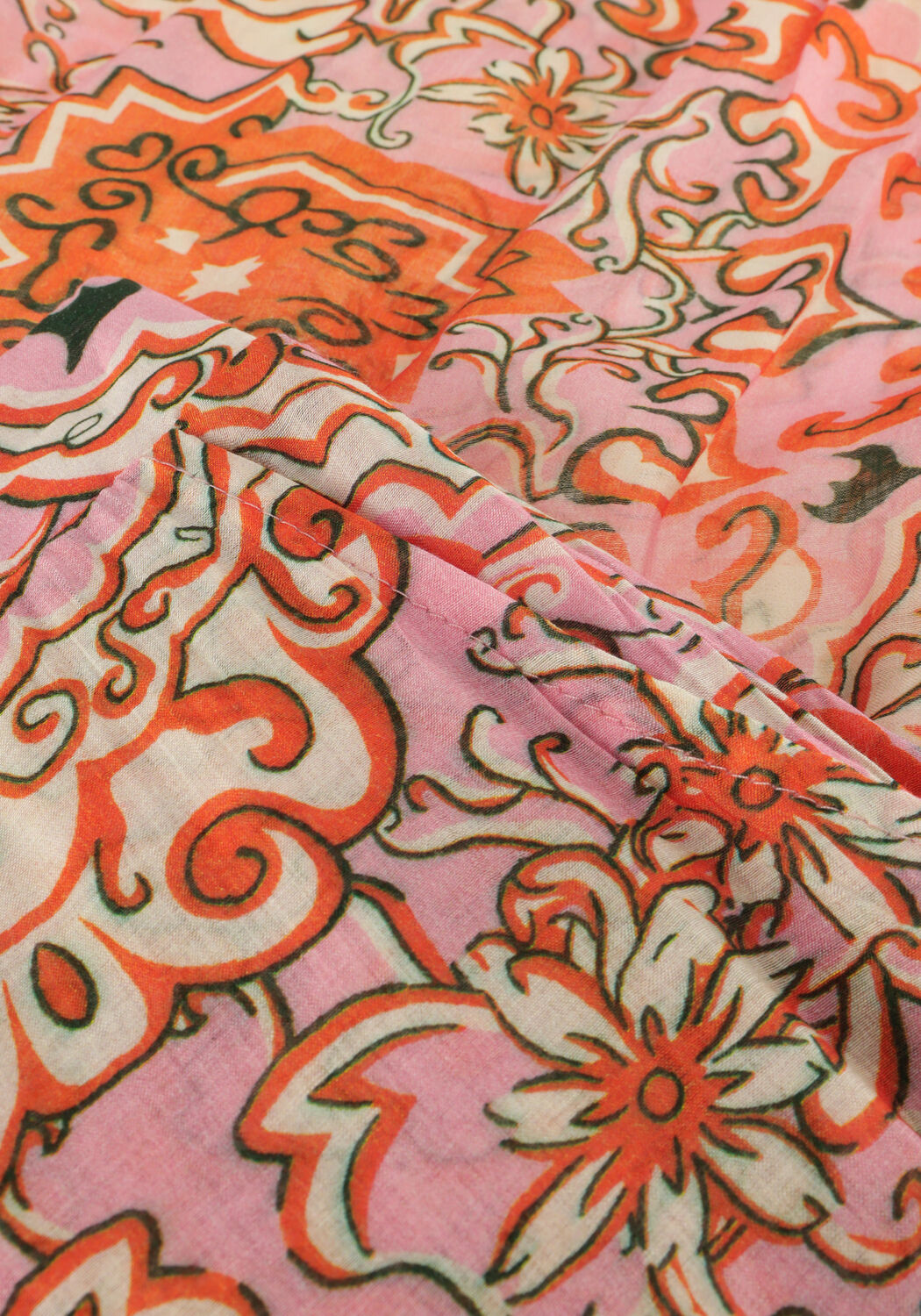 Orangene OBJECT Weite Hose OBJHOLLY HW PANT 138 - large