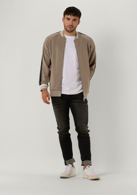 Taupe CRUYFF Strickjacke SANTINO SCUBA TRACK TOP - large