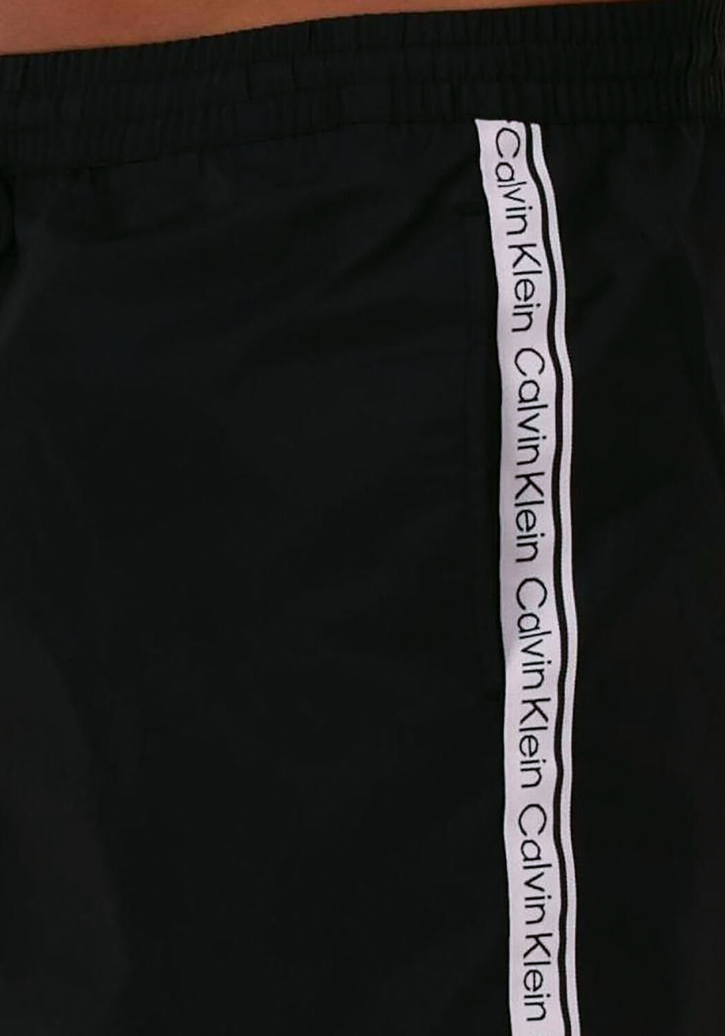 Schwarze CALVIN KLEIN UNDERWEAR Badehosen MEDIUM DRAWSTRING NOS - large