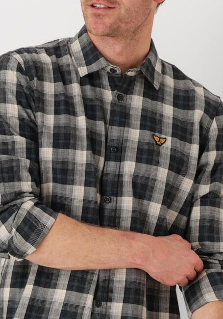 Graue PME LEGEND Hemden LONG SLEEVE SHIRT TWILL YARNDYED CHECK - large