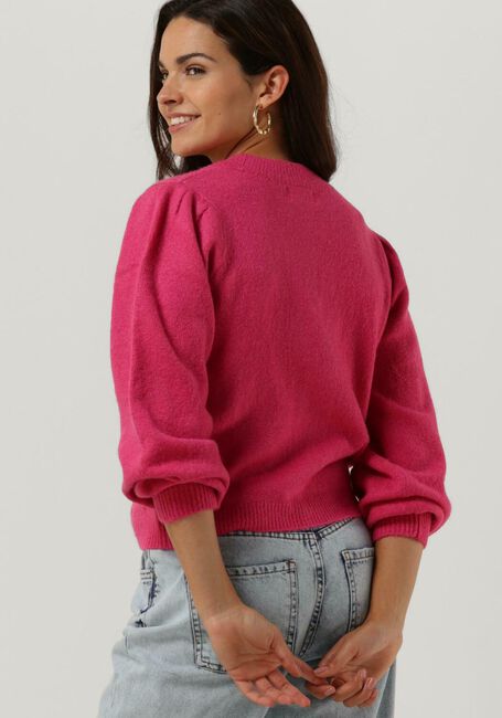 Fuchsie OBJECT Strickjacke NONSIA L/S SHORT CARDIGAN - large