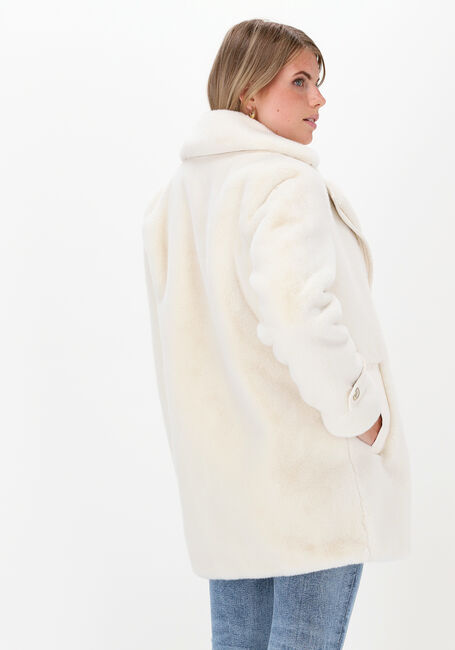 Weiße LIU JO Fake-Fur-Jack CAPPOTTO COLD - large