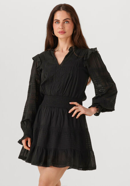 Schwarze NEO NOIR Minikleid ARAN S VOILE DRESS - large