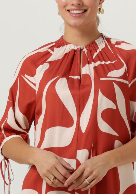Rote ANOTHER LABEL Minikleid MAYSA DRESS S/S - large