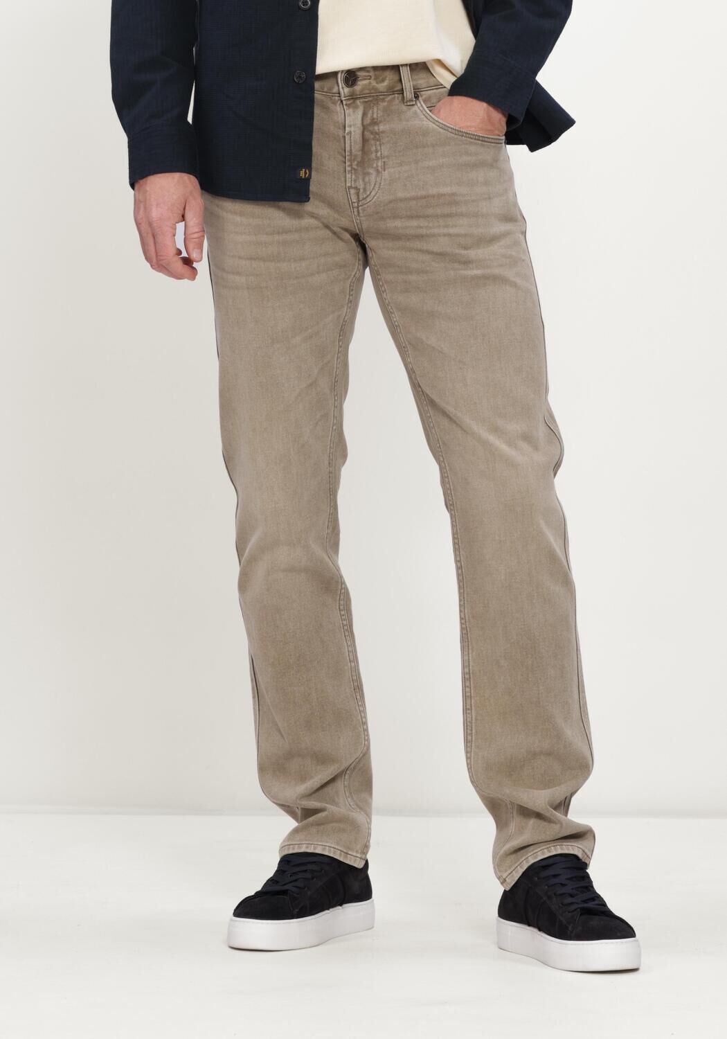 Sand PME LEGEND Straight leg jeans NIGHTFLIGHT WASHED SWEAT - large