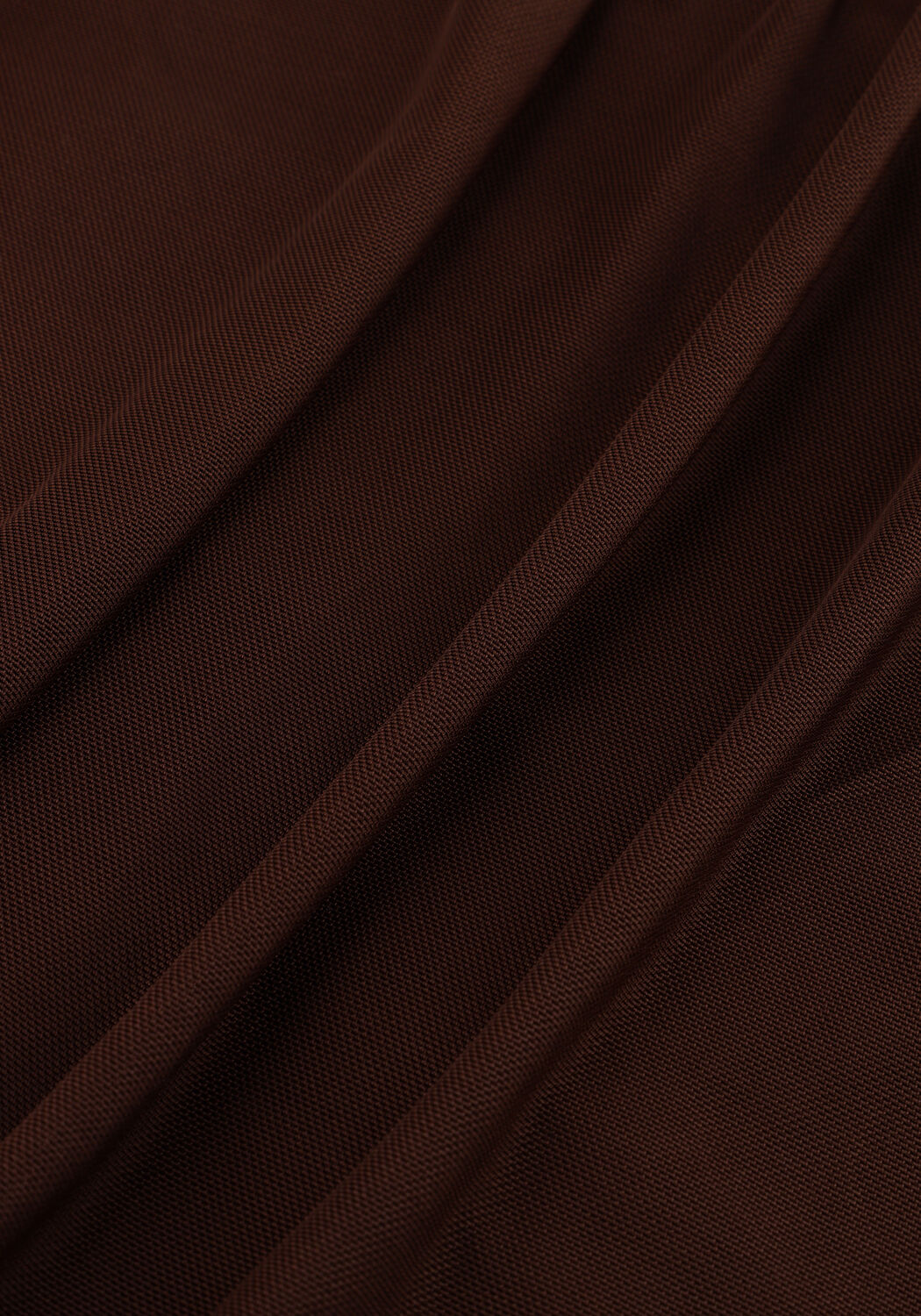 Braune OMODA ATELIER Midikleid OM-ZIERA DRESS - large