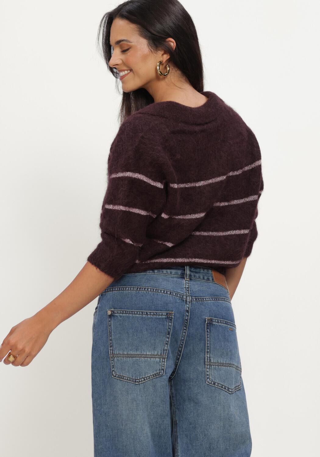 Bordeaux BEAUMONT Pullover HELENE PULLOVER - large