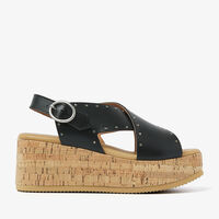 Schwarze VIA VAI Sandalen SISSEL ELAINE - medium
