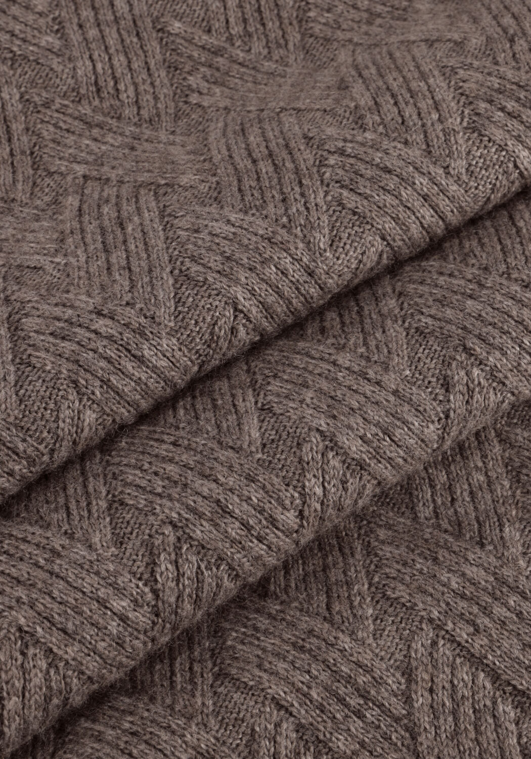 Taupe GENTILUOMO Pullover ROUND LS - large