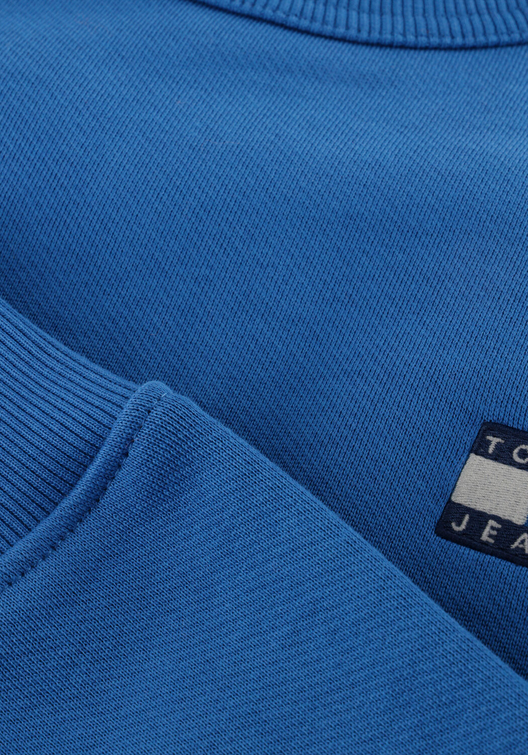 Blaue TOMMY JEANS Pullover TJM REG BADGE CREW EXT - large