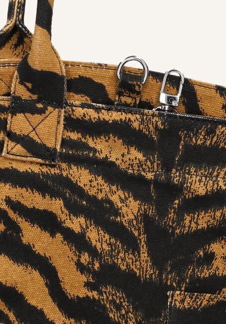 Braune BECKSONDERGAARD Shopper TIGAREA CANVAS CAMILA BAG Braune BECKSONDERGAARD Shopper TIGAREA CANVAS CAMILA BAG - large