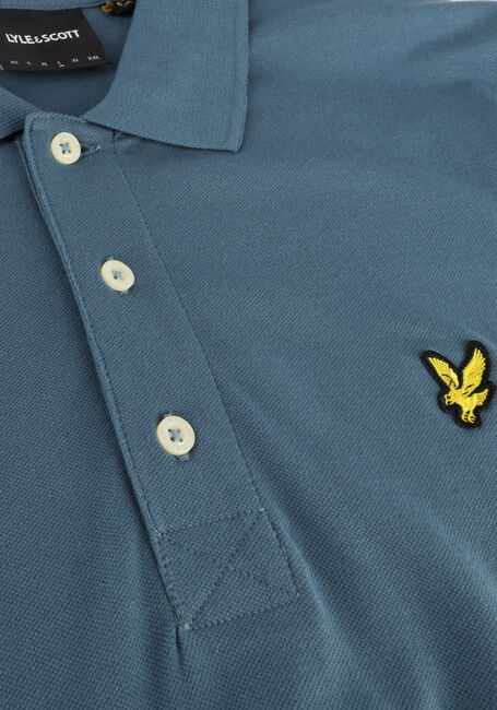 Blaue LYLE & SCOTT Polo-Shirt PLAIN POLO SHIRT - large