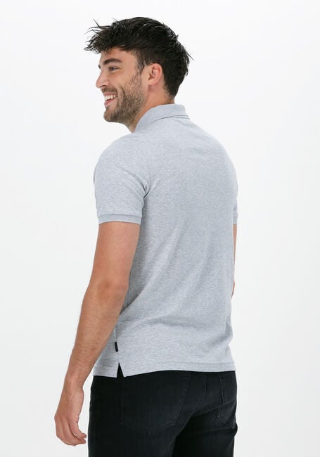 Graue CALVIN KLEIN Polo-Shirt LIQUID TOUCH SLIM POLO - large