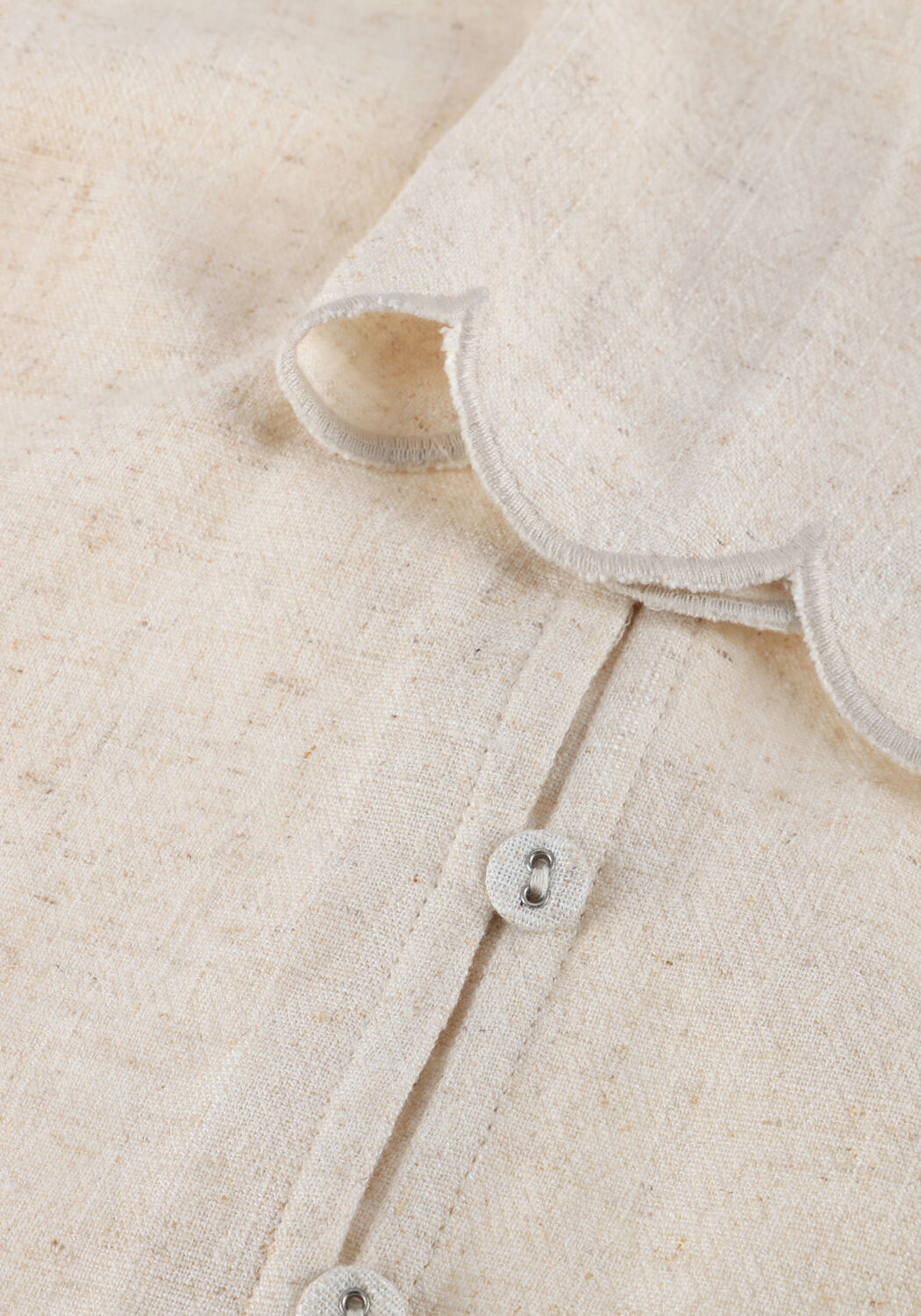 Beige OBJECT Strickjacke OBJSANNE 2/4 LO V-NECK TOP - large