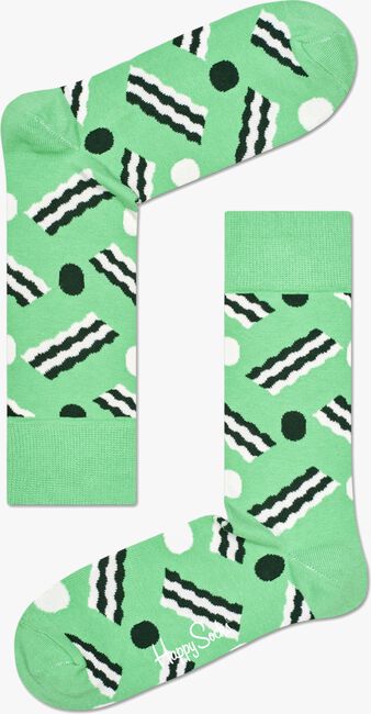 Grüne HAPPY SOCKS Socken WAVE DOT - large